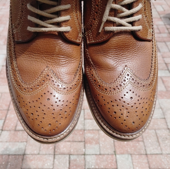 1901 Nordstrom Kyle Longwing Leather Brogues Sz 8M - Picture 9 of 13
